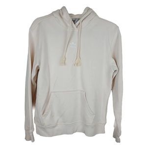 Adidas Originals Adicolor Essentials Trefoil Ivory Hoodie Women's Size XS